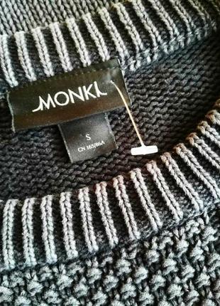 Приваблиий стильний меланжевий светр модного шведського бренду monki6 фото