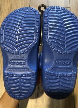 Crocs крокс синие оригинал 34-35 р w 4-5 m 2-32 фото
