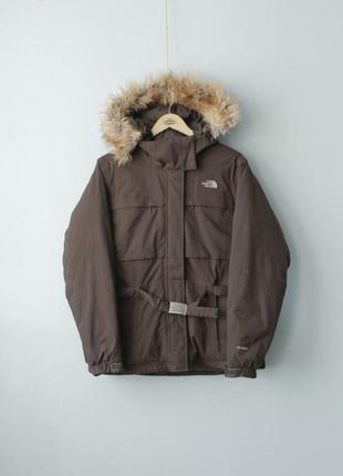 The north face hyvent пуховик на мембрані водонепроникний коричневий жіночий тнф tnf marmot mammut nike zara зимовий м з поясом hyvent gore-tex пальто