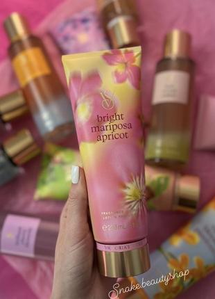 Парфумований лосьйон bright mariposa apricot victoria’s secret оригінал лосьйон vs