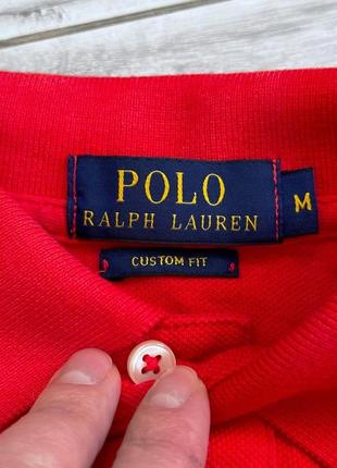 Червона футболка поло polo ralph lauren2 фото