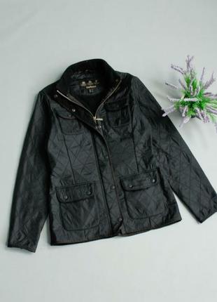 Barbour utility polarquilt стьобана куртка барбур жіноча чорна стьобанка 8 34 36 утеплена