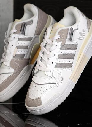 Кросівки  чоловічі adidas forum white and grey  41-45 мужские кроссовки