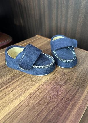 Пінетки взуття для новонародженого хлопчика