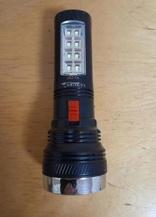 Світлодіодний акумуляторний ліхтарик з бічним світлом yj-227.2 фото