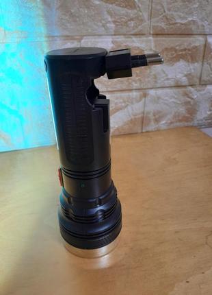 Світлодіодний акумуляторний ліхтарик з бічним світлом yj-227.4 фото