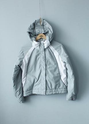 Nike vintage куртка жіноча кроп коротка вінтажна найк y2k oakley billabong carhartt dickies s сіра