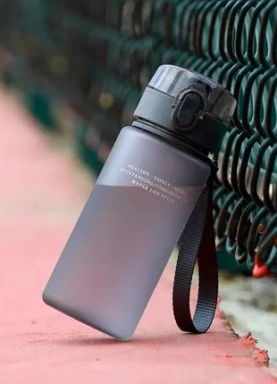 Спортивна пляшка для води високоякісна туристична похідна портативна 400 мл7 фото