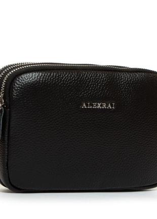 Podium сумка женская клатч кожа alex rai bm 60061 black