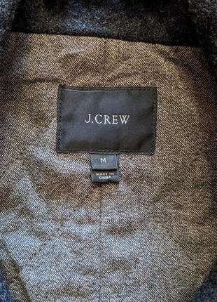 Шерстяной бушлат /пальто j crew dock peacoat with thinsulate5 фото