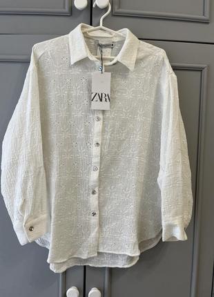 Сорочка льон zara xs6 фото