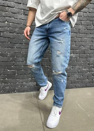 Чоловічі джинси прямі2 фото