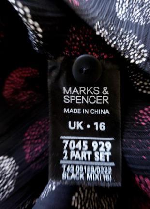 Новая текстурированная блуза marks and spencer 16 uk9 фото