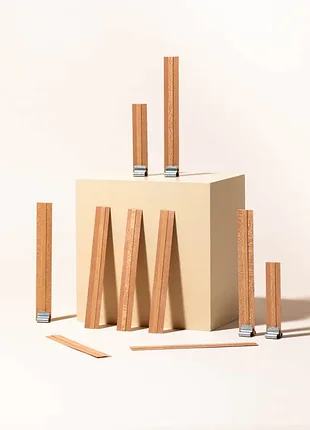 Ґноти wooden wick booster 9.5мм х 127мм