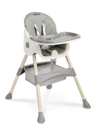 Дитячій стілець для годування 2в1 caretero bill grey