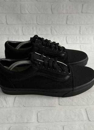 Чорні кеди vans old skool 44 ванс черные кроссовки кросівки оригинал