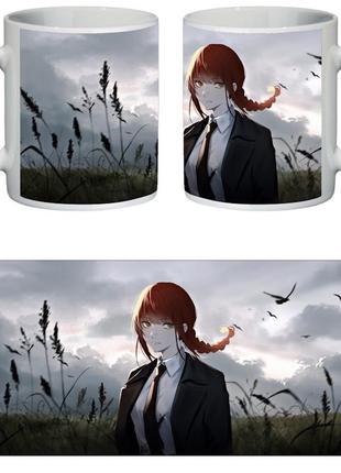 Чашка человек бензопила chainsaw man (кружка supercup сwm 007)