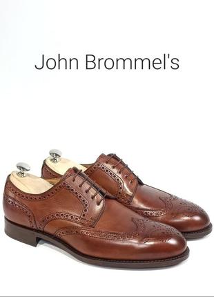 Кожаные мужские туфли броги john brommel's оригинал