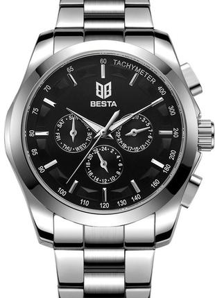 Мужские часы besta walker steel классические часы мужские