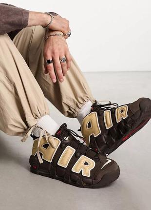 Кроссовки nike air more uptempo baroque brown3 фото