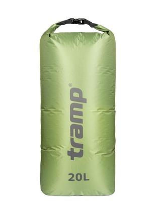 Гермомешок tramp нейлон 20d rip-stop olive 20л utra-123