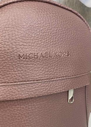 Маленький женский рюкзак прогулочный в стиле michael kors. мини рюкзачок для девушек майкл корс6 фото