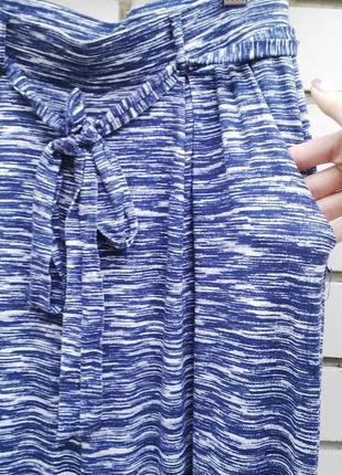 Нові штани-кюлоти під пояс з внутрішніми кишенями з боків,тонкий трикотаж,віскоза2 фото