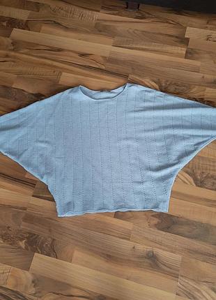 Голубой свитер "летучая мышь" orsay