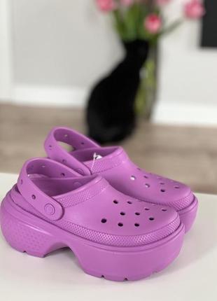 Сабо crocs stomp, w8, w9, w108 фото