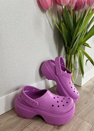 Сабо crocs stomp, w8, w9, w109 фото