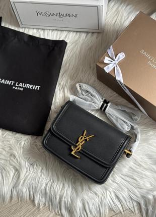 Сумка чорна у стилі ysl6 фото