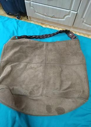 Сумка замша 2