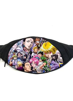 Поясная сумка бананка хантер х хантер hunter x hunter (gb hxh 06) gear bag черная