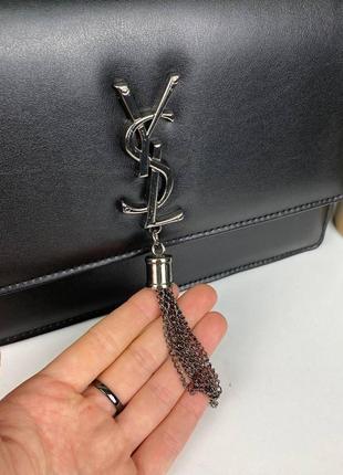 Набор женская мини сумочка клатч ysl сумка с цепочкой + женский кожаный поясной ремень6 фото
