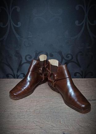 Petrika. испанские 💢 кожаные ботинки челси полуказаки, винтаж3 фото