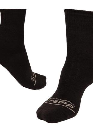 Шкарпетки зимові з вовни мерино tramp utrus-008-black, 38/401 фото