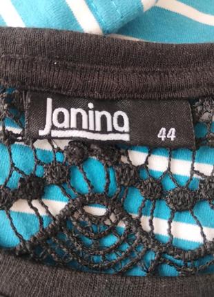 🌸футболка с кружевной спинкой "janino" - 44 евро. janina4 фото