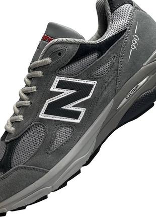 Мужские кроссовки new balance 990 gray, молодежные стильные мужские кроссовки земшевые легшие летние кеды5 фото
