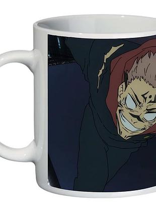 Чашка магічна битва jujutsu kaisen (мережка supercup jk 0010)