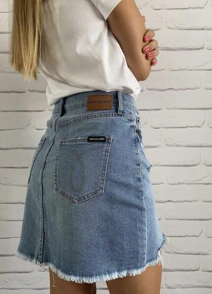 Джинсовая юбка оригинальная calvin klein