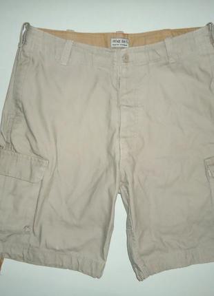 Шорты милитари surplus vintage shorts beige washed (l)