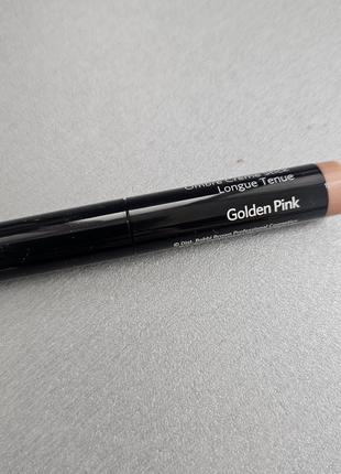 Кремові тіні bobbi brown long-wear cream shadow stick (golden pink)3 фото