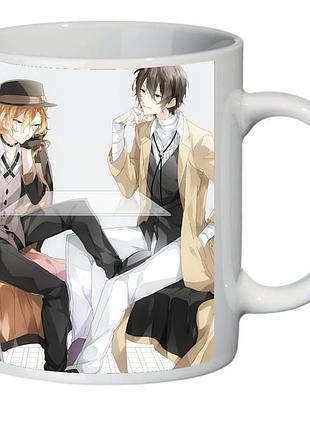 Чашка бродячие псы bungou stray dogs (кружка supercup bsd 0024)