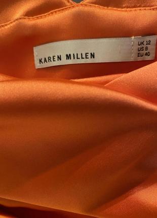 Karen millen коралловое платье.. оригинал . 38 разм5 фото