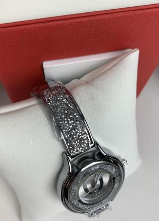 Модные женские наручные часы pandora горный хрусталь , часы-браслет с камушками  пандора4 фото