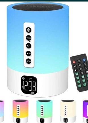 Сенсорний світильник, колонка, нічник, будильник