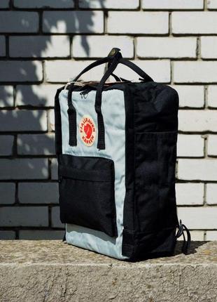 Рюкзак городской fjallraven kanken  black gray classic портфель канкен2 фото