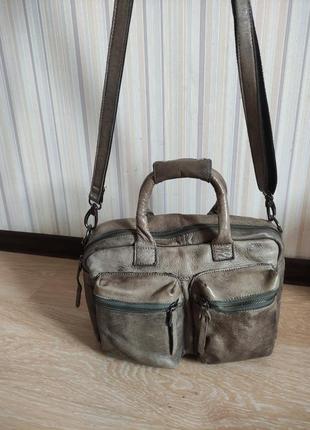 Фирменная женская кожаная сумка burkely, англия.4 фото