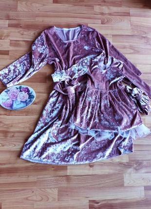 Плаття family look мама дочка сукня платье