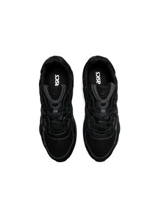 Кросівки чоловічі asics gel nyc black gray чорні замшеві спортивні кросівки асикс гель весна літо7 фото